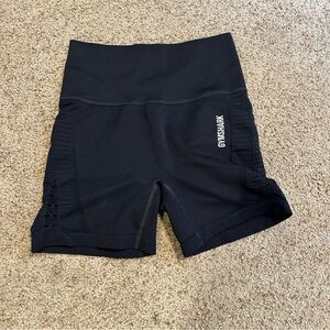 Gymshark Women's Black Athletic Shorts